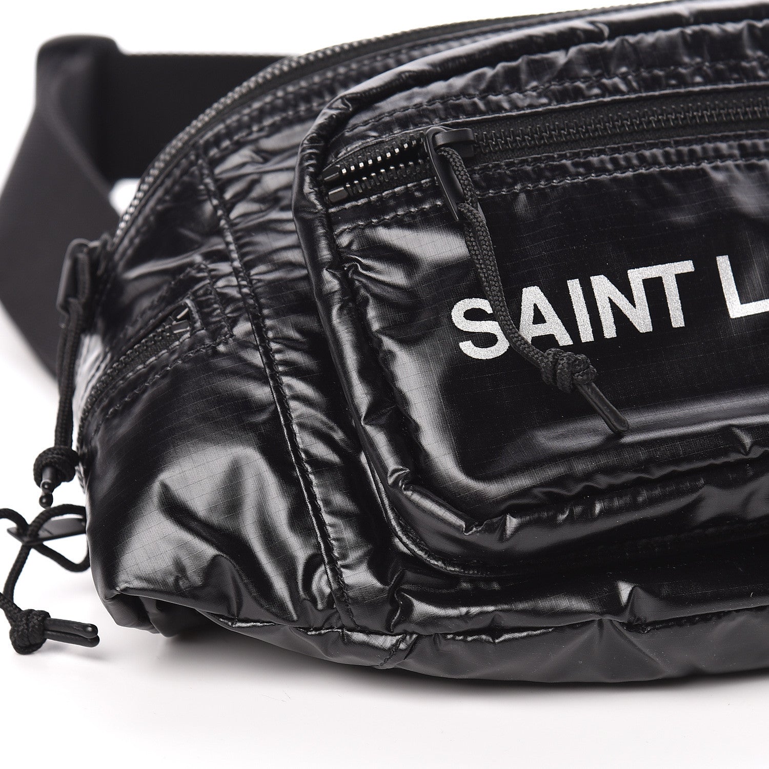 Saint Laurent Nylon Logo Nuxx Body Belt Bag Black 7 of 9