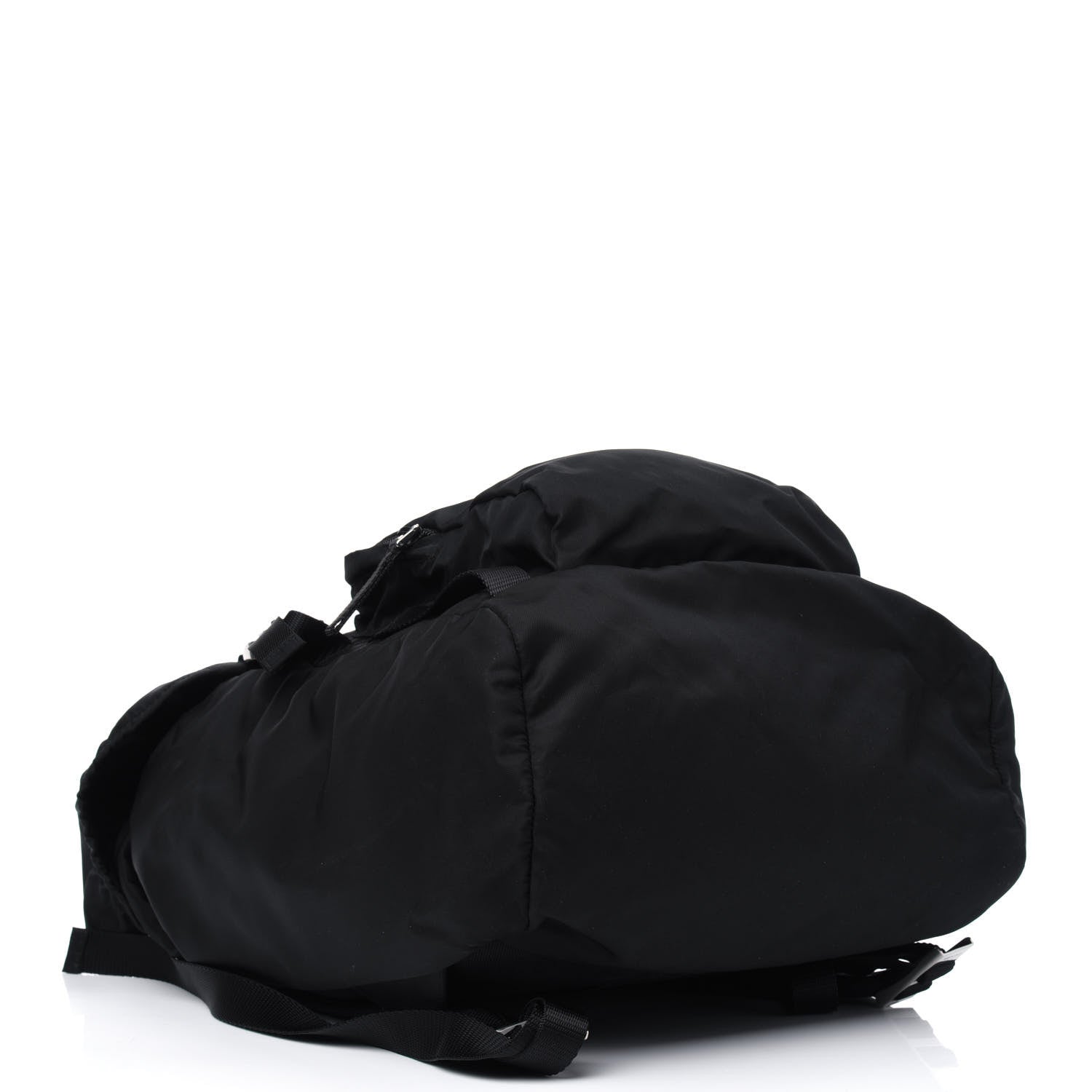Prada Tessuto Nylon Montagna Double Buckle Backpack Black 3 of 13