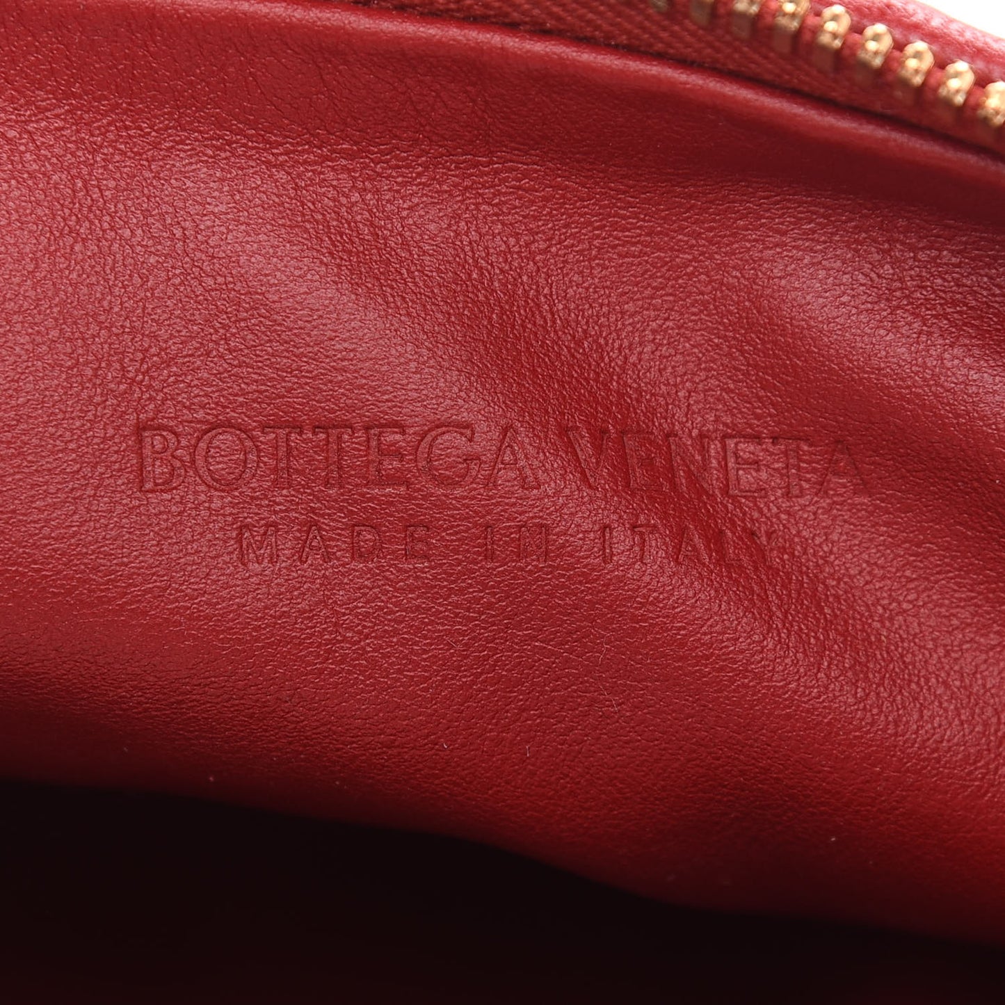Nappa Intrecciato Mini Jodie Dark Red