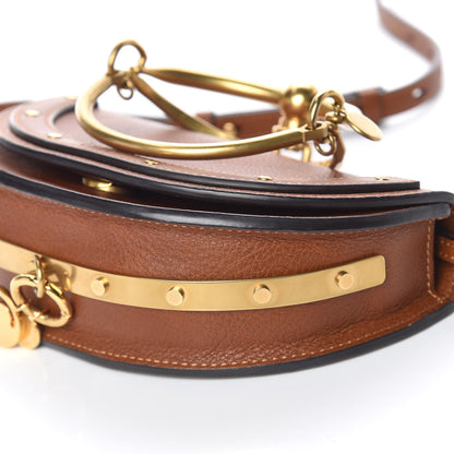 Chloe Calfskin Small Nile Bracelet Minaudiere Bag Caramel 11 of 12