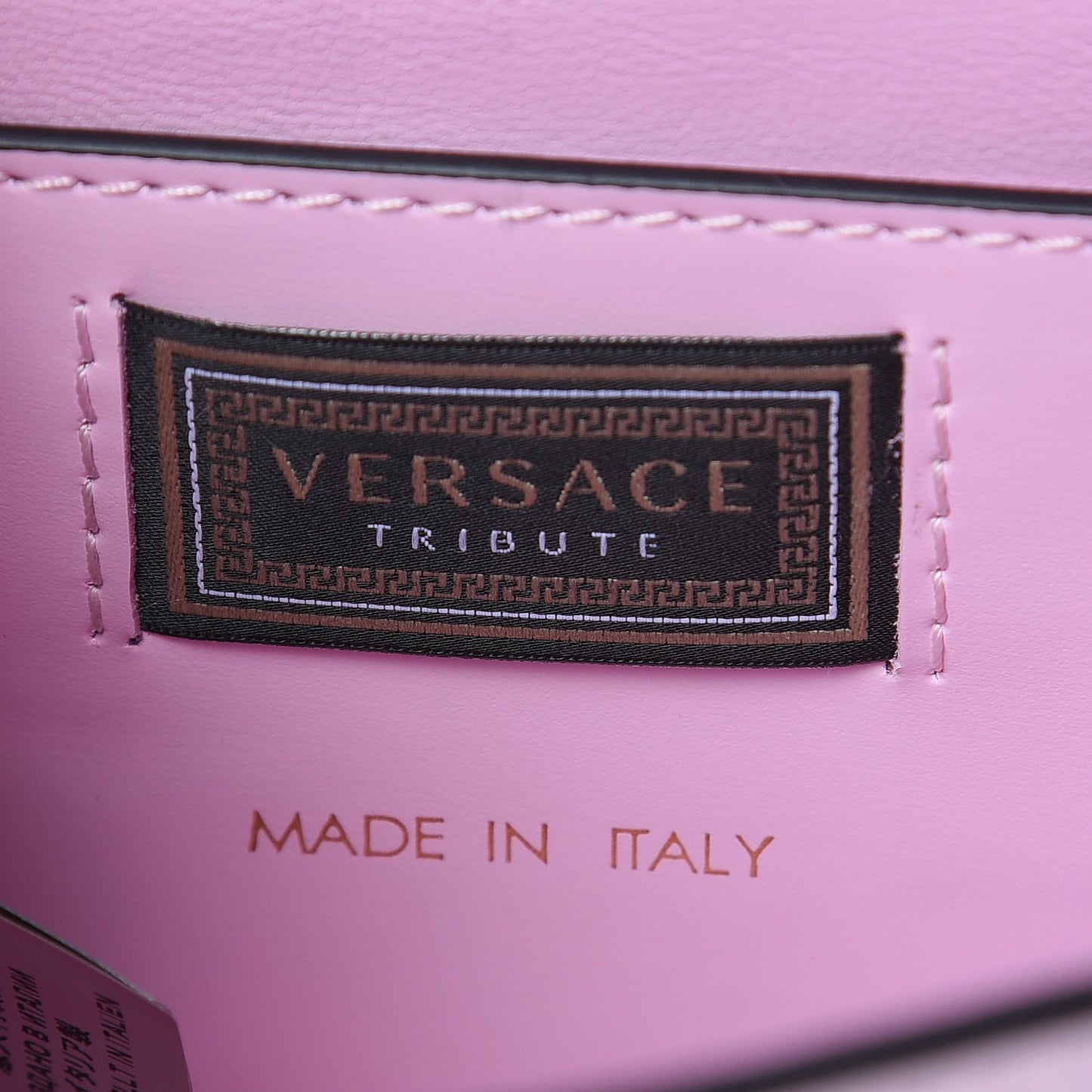 Calfskin Small Icon Chain Bag Pink