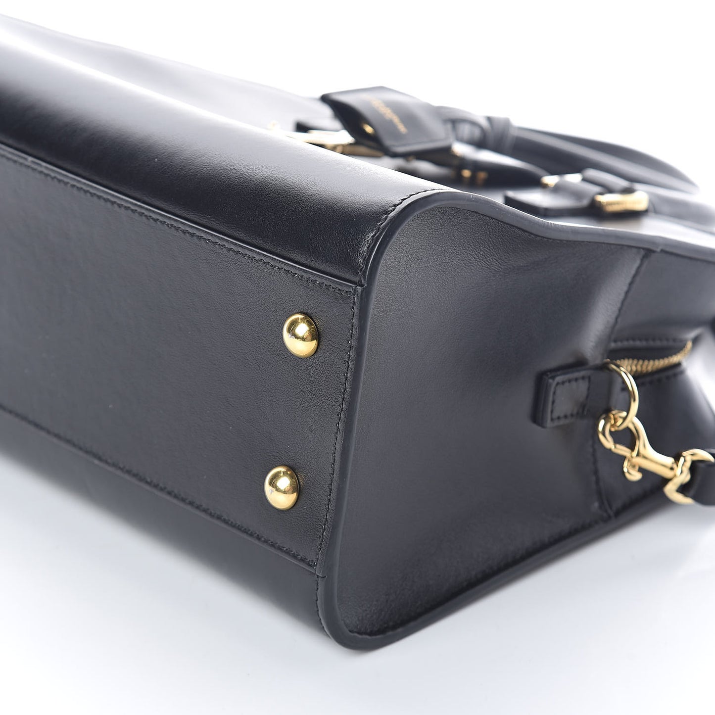 Calfskin Monogram Baby Cabas Black
