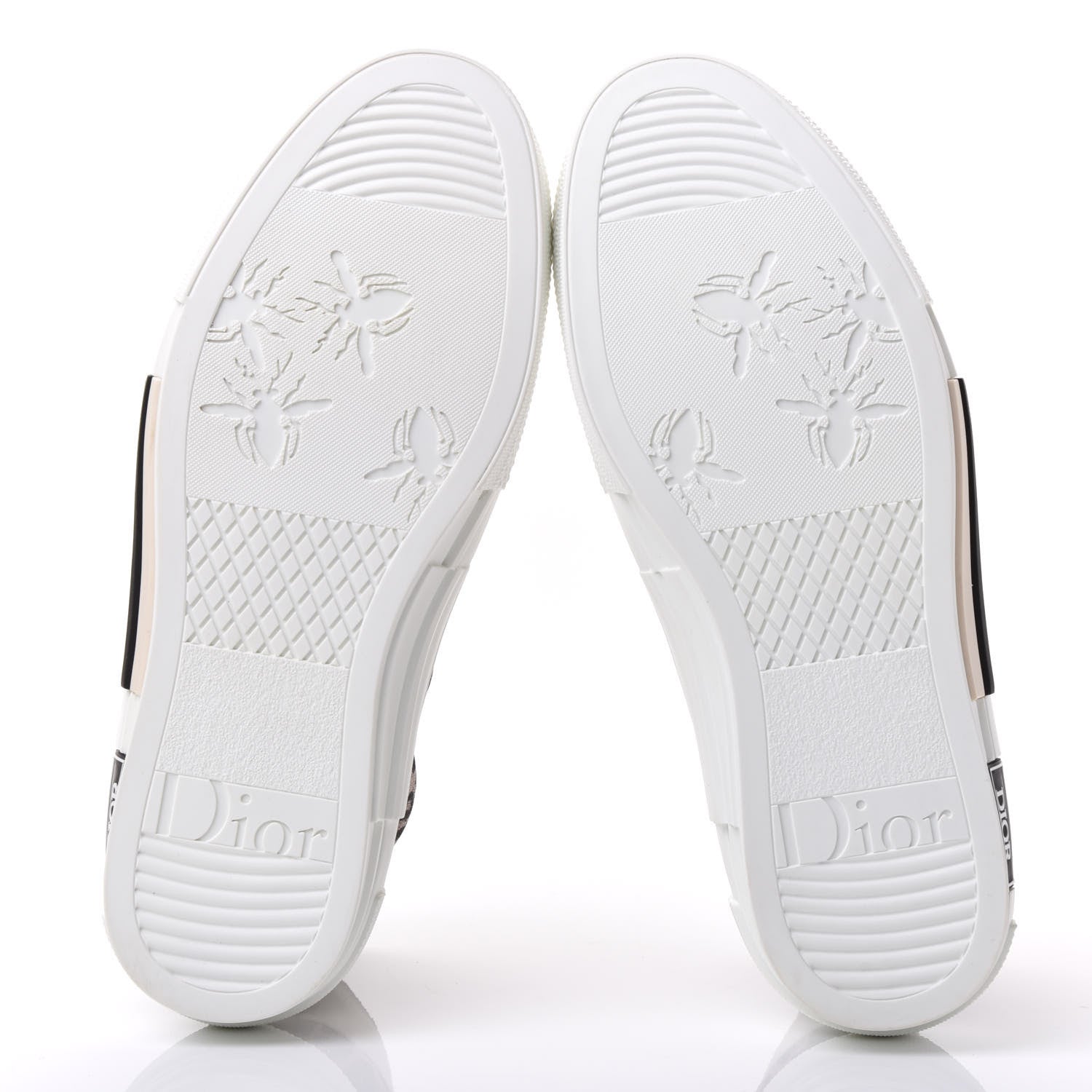 Christian Dior Canvas Leopard Print Mens B23 High Top Sneakers 40 White 5 of 9