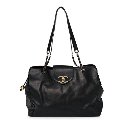 Chanel Caviar XL Weekender Bag Black 1 of 15