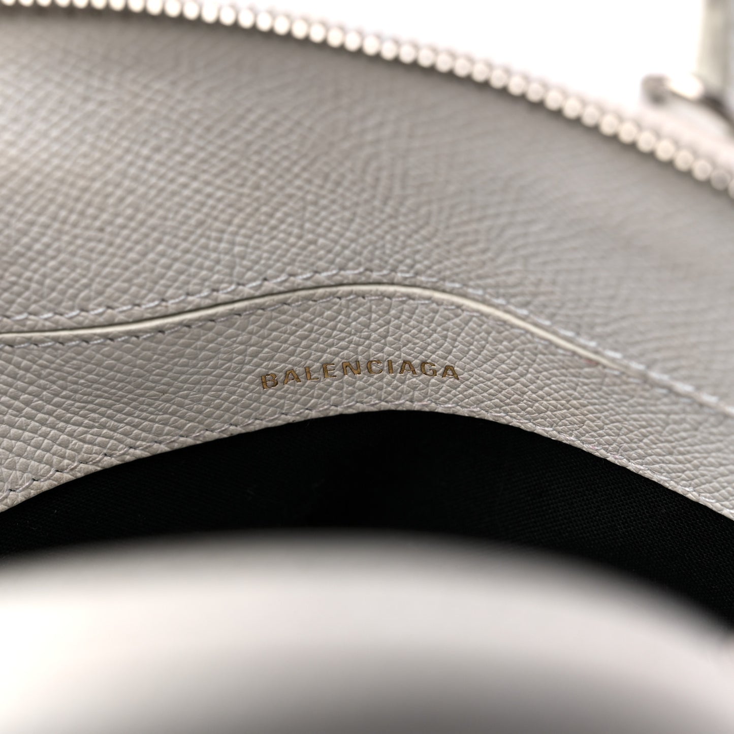Grained Calfskin XXS Ville Top Handle White