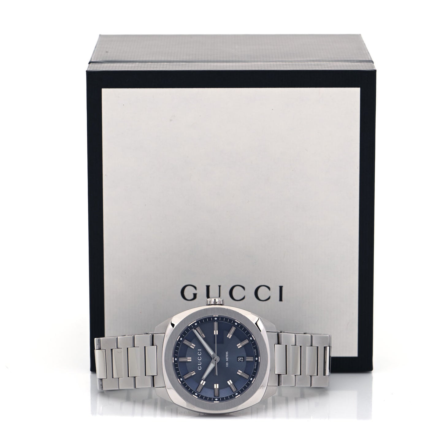 Stainless Steel 40mm GG2570 Quartz Watch Blue