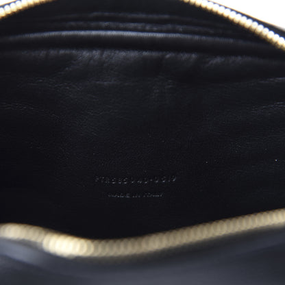 Saint Laurent Grain De Poudre Matelasse Monogram Mini Lou Camera Bag Black 9 of 11