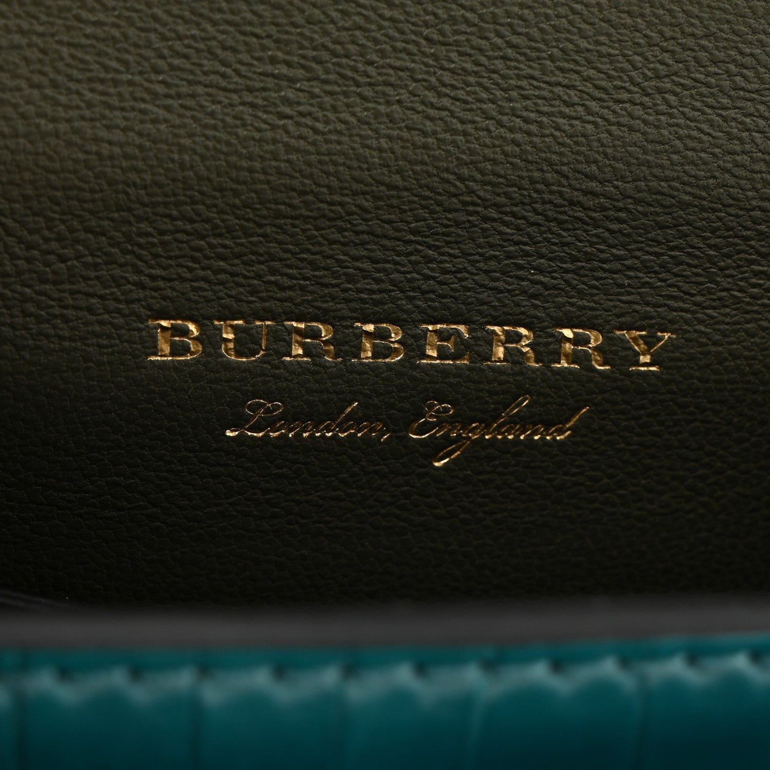 Burberry Alligator Bridle Micro Satchel Turquoise 16 of 31