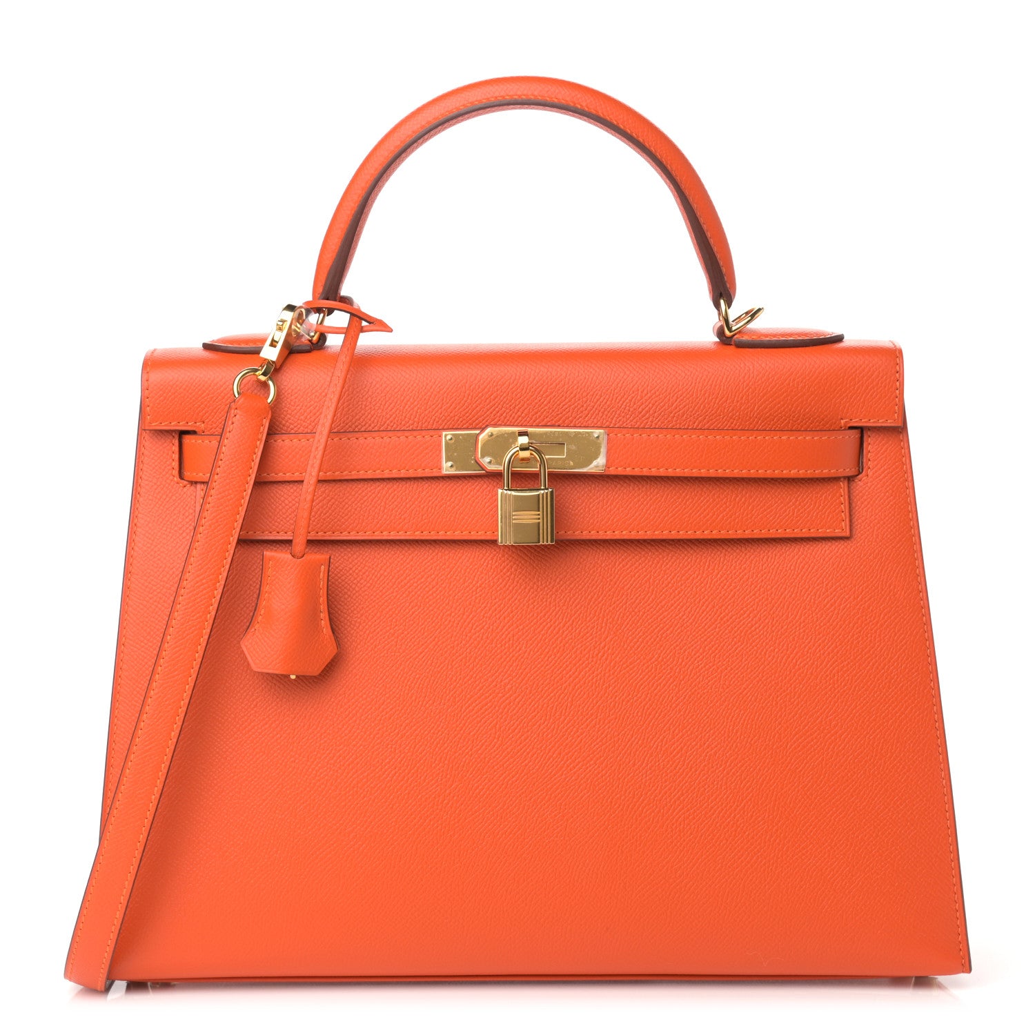 Hermes Epsom Kelly Sellier 32 Feu 1 of 10