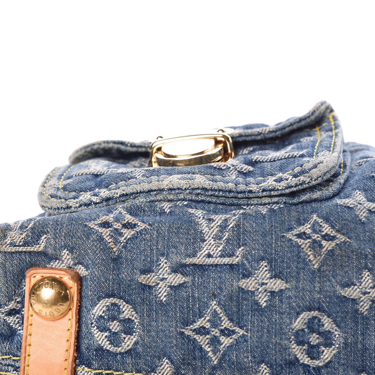 Monogram Denim Baggy PM Blue
