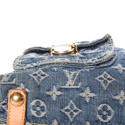 Louis Vuitton Monogram Denim Baggy PM Blue 15 of 17