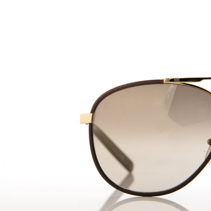 Louis Vuitton Attraction Pilot Sunglasses Z0706U Brown 9 of 10