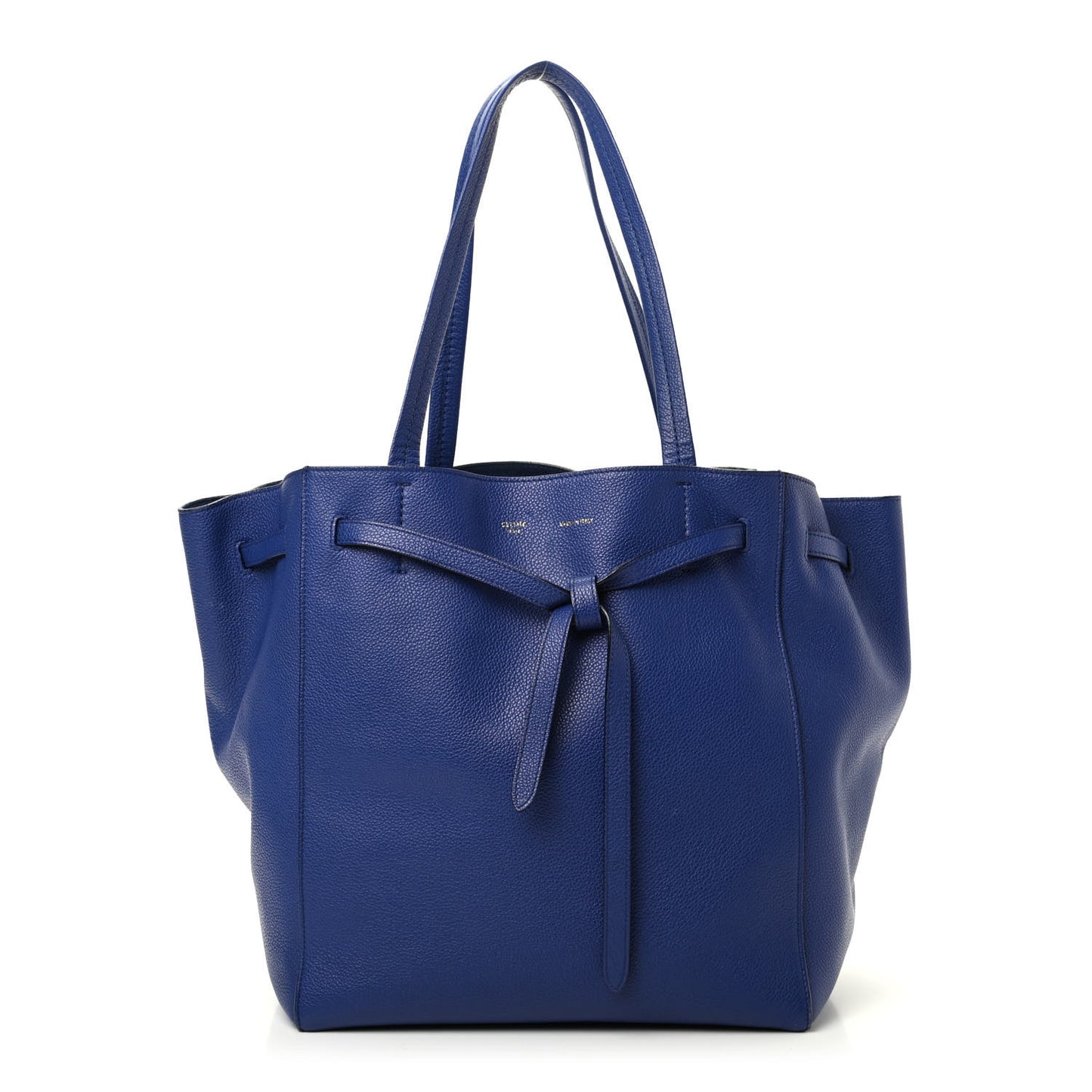 Soft Grained Calfskin Small Belt Cabas Phantom Indigo