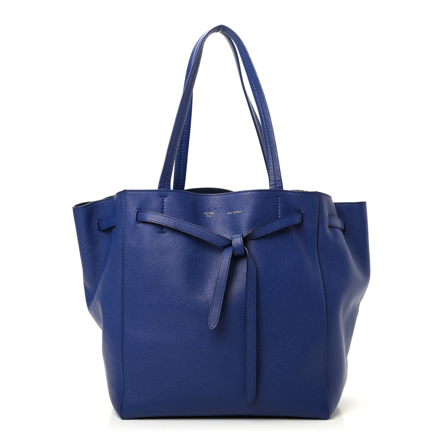 Celine Soft Grained Calfskin Small Belt Cabas Phantom Indigo 1 of 9