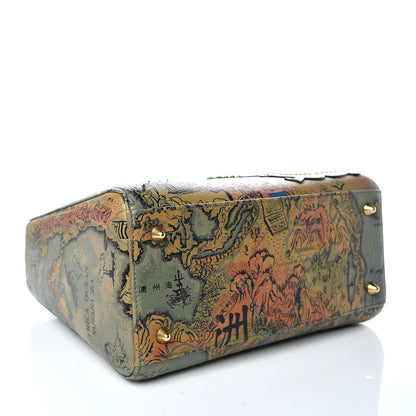 Christian Dior Calfskin New World Physical Print Studded Medium Lady Dior Multicolor 4 of 14