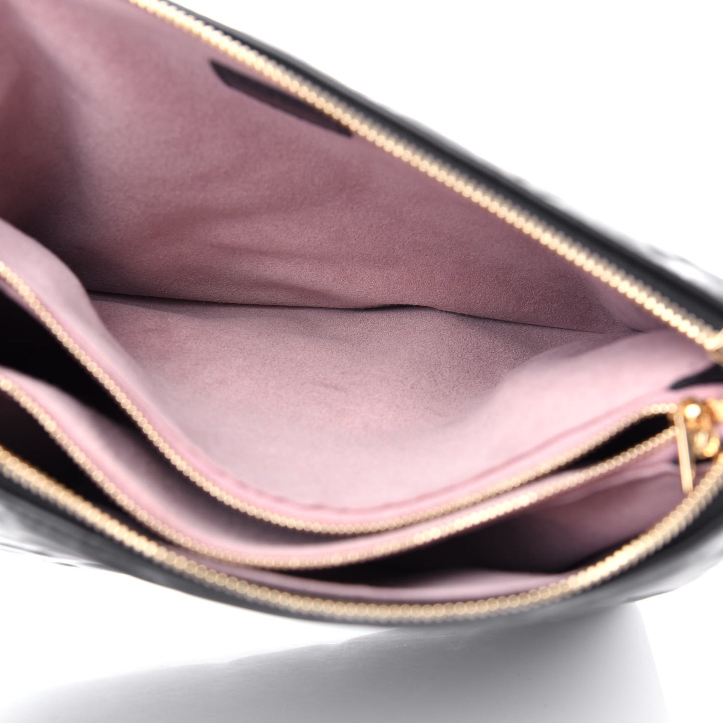 Lambskin Embossed Monogram Coussin PM Black