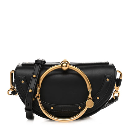 Chloe Calfskin Small Nile Bracelet Minaudiere Bag Black 1 of 12