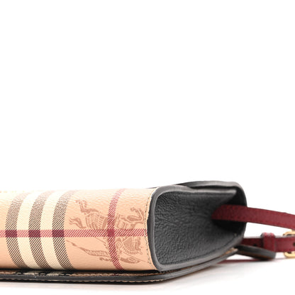 Burberry Haymarket Check Small Loxley Crossbody Bright Toffee 9 of 9
