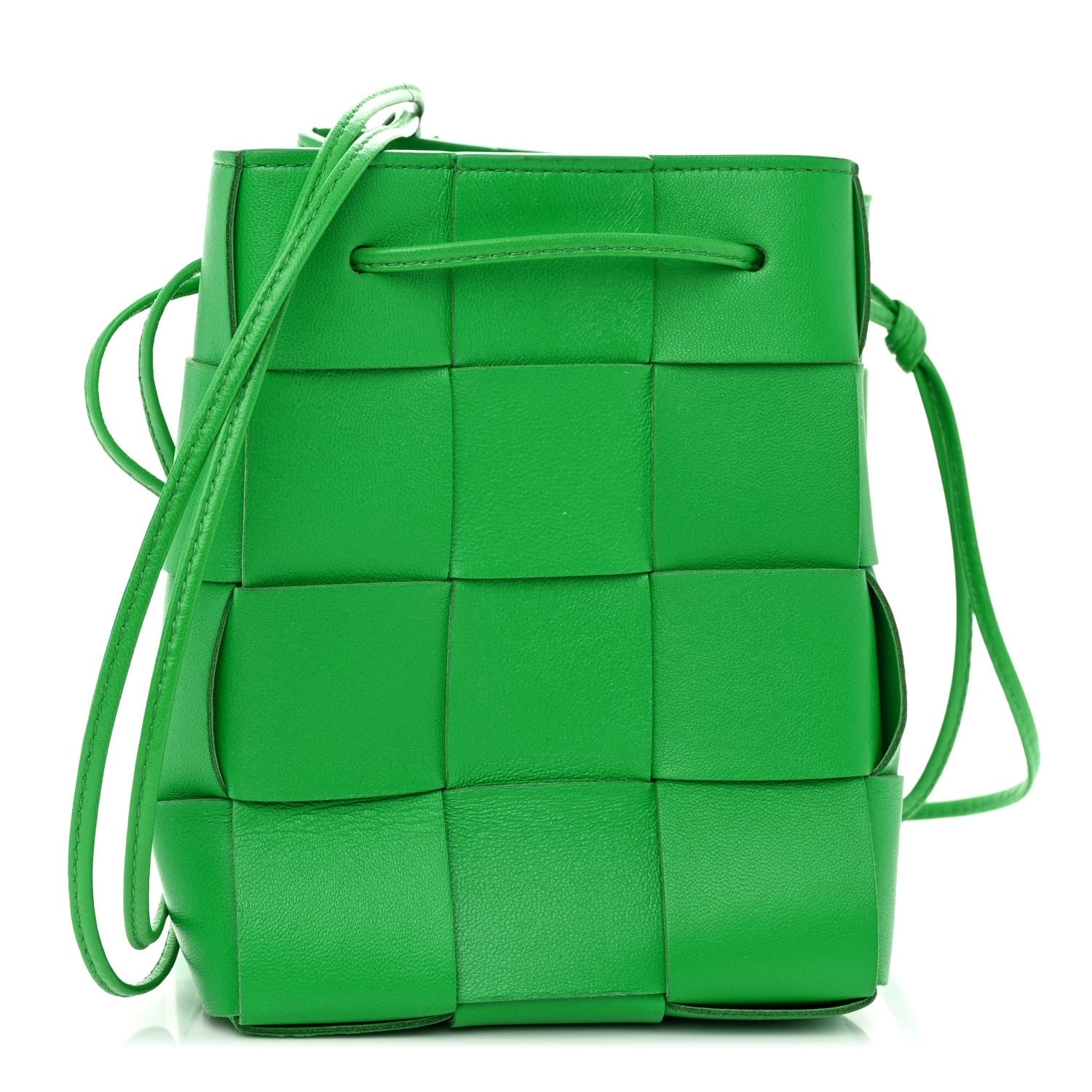 Bottega Veneta Nappa Maxi Intrecciato Small Cassette Bucket Bag Parakeet 1 of 9