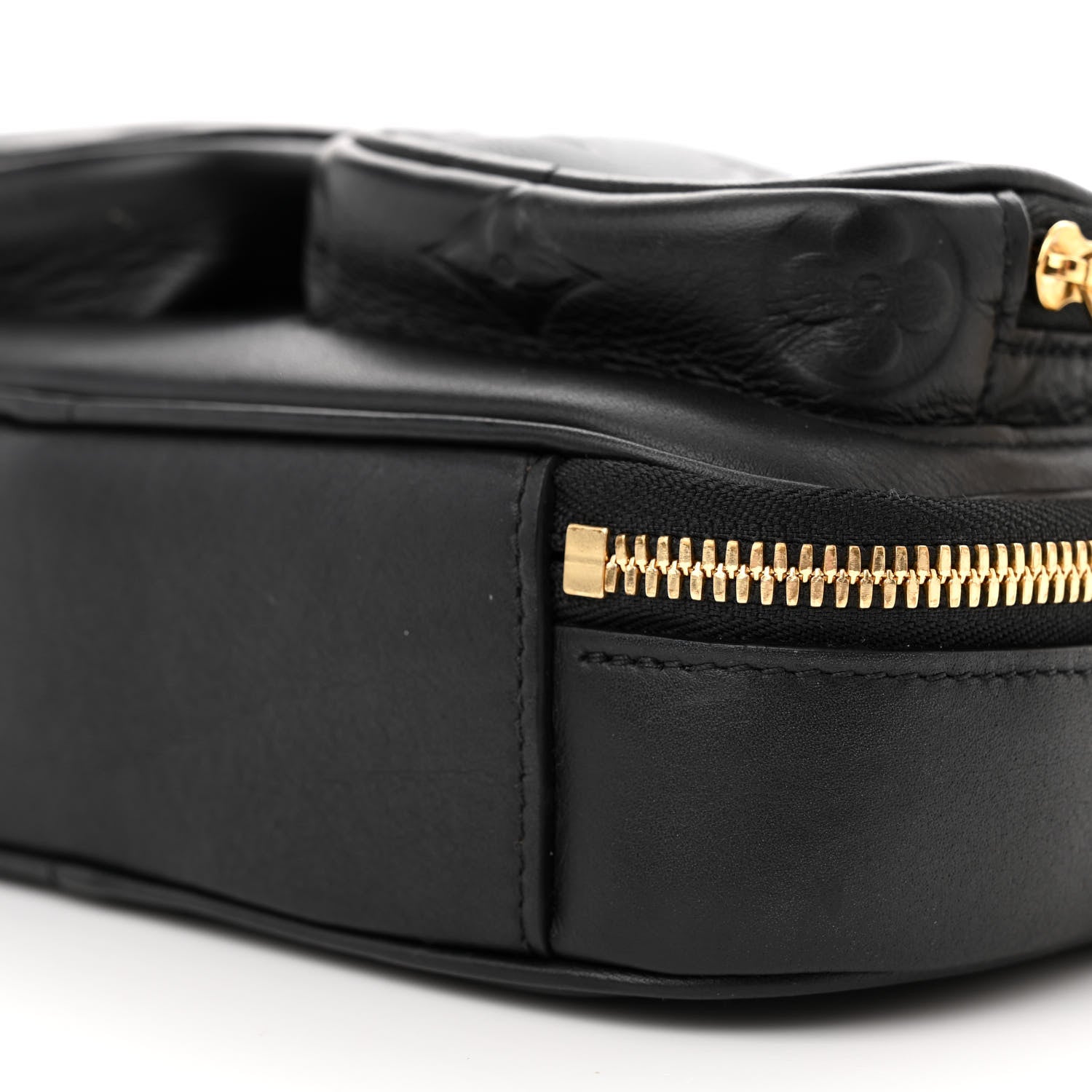 Louis Vuitton Calfskin Monogram Embossed Utility Crossbody Black 9 of 11