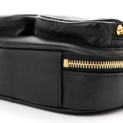 Louis Vuitton Calfskin Monogram Embossed Utility Crossbody Black 9 of 11