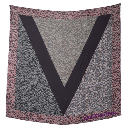 Louis Vuitton Leopard V Giant Square Stole Scarf Gres 3 of 6