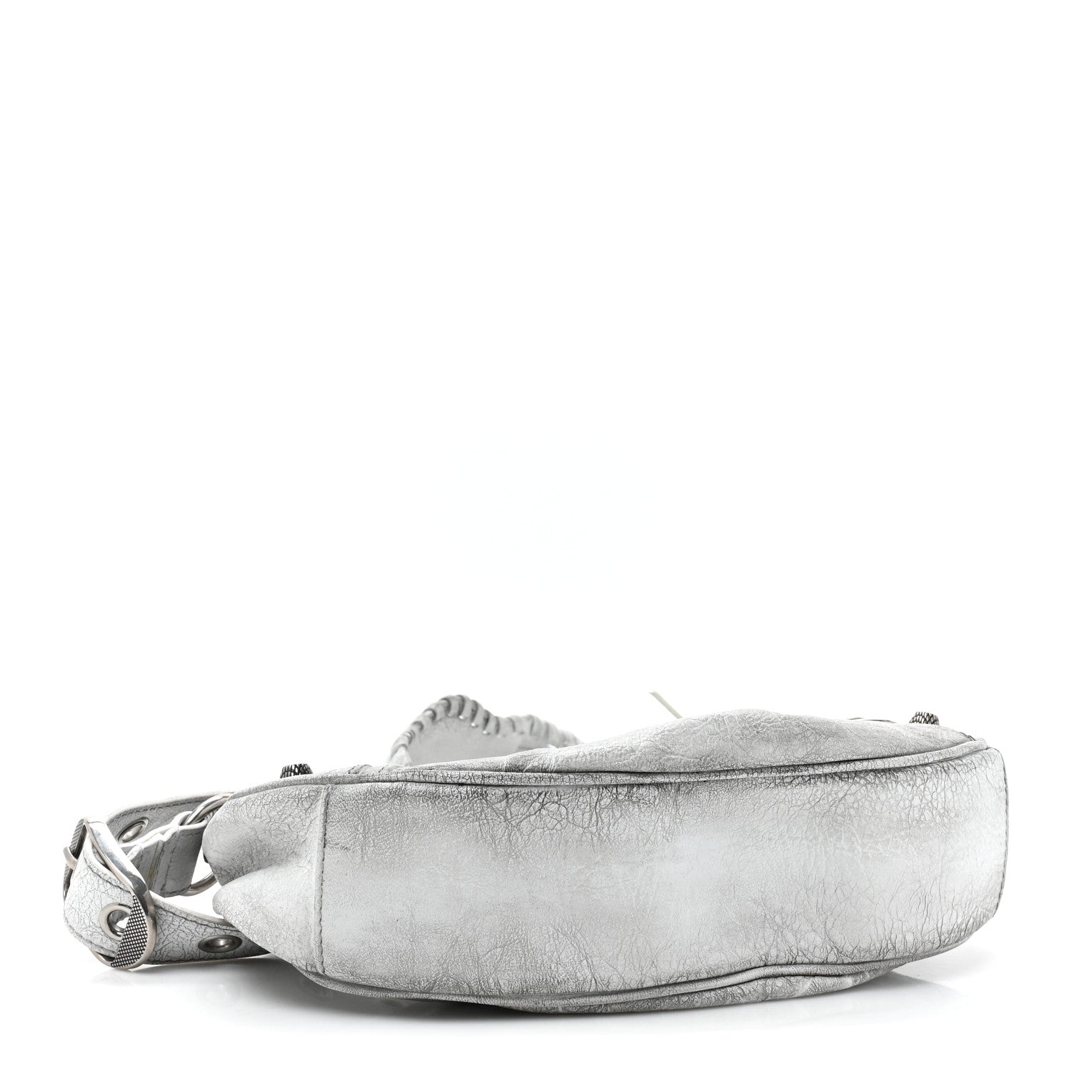 Balenciaga Agneau Arena Dirty Effect Le Cagole Shoulder Bag XS Optic White 4 of 12