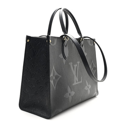 Louis Vuitton Empreinte Monogram Giant Onthego MM  Black 3 of 10