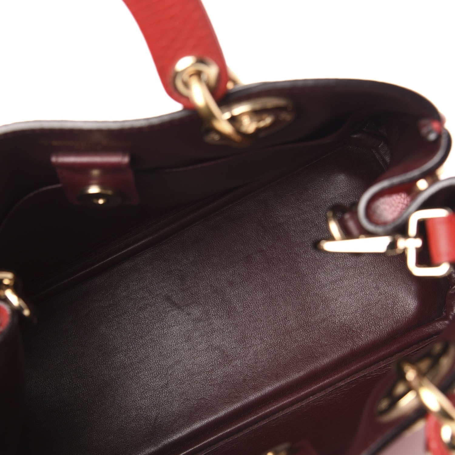 Christian Dior Calfskin Mini Diorissimo Tote 5 of 9