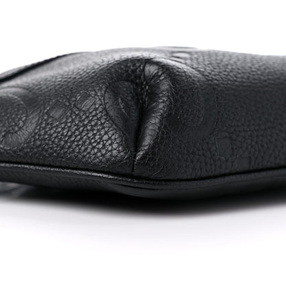 Gucci Piuma Calfskin Jumbo GG Embossed Small Belt Bag Black 8 of 9