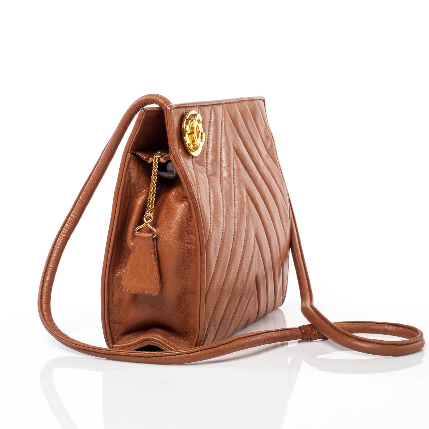 Chanel Lambskin Chevron Bag 3 of 9