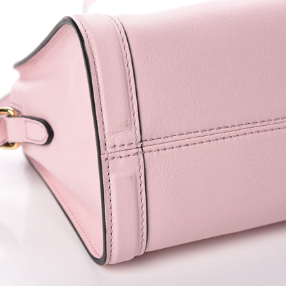 Alexander McQueen Pebbled Calfskin Mini Padlock Tote Baby Pink 9 of 11