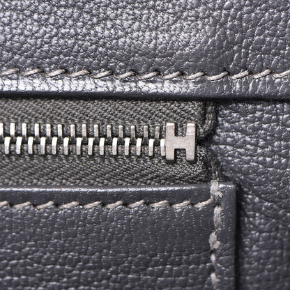 Hermes Taurillon Clemence Birkin 35 Graphite 20 of 33