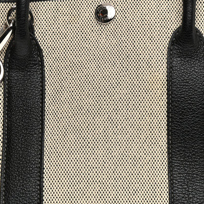 Hermes Twill D H Negonda Garden Party 30 TPM Ecru Black 14 of 21
