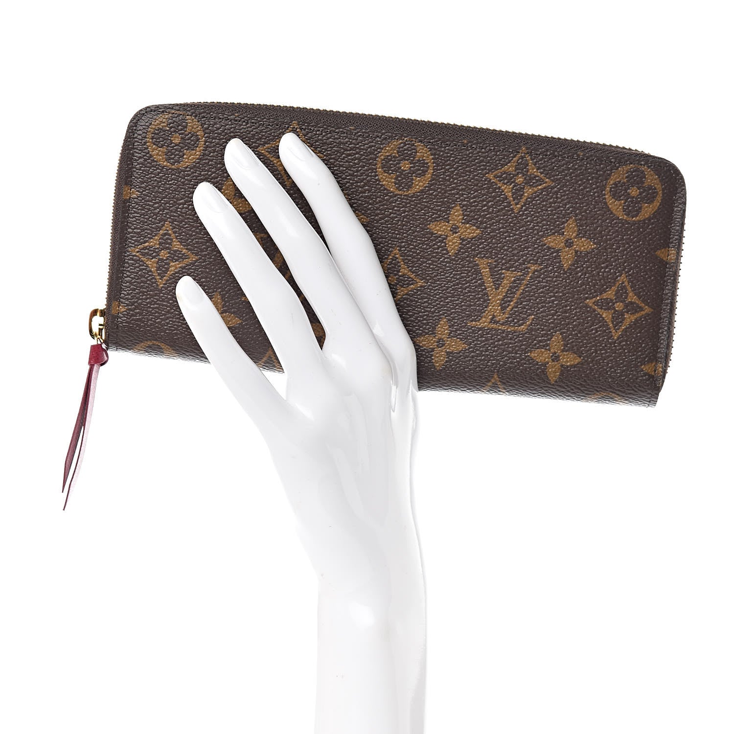 Louis Vuitton Monogram Clemence Wallet Fuchsia 2 of 8