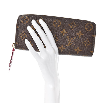 Louis Vuitton Monogram Clemence Wallet Fuchsia 2 of 8