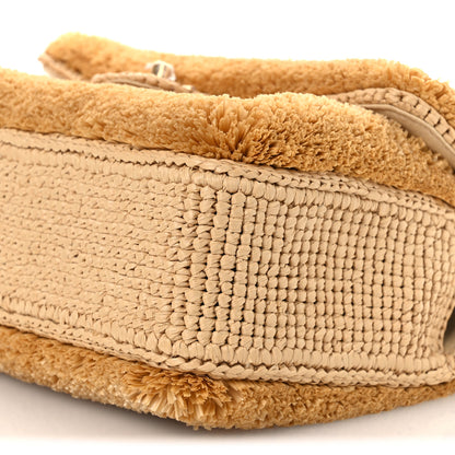 Chanel Braided Raffia Coco Beach Flap Beige 10 of 13