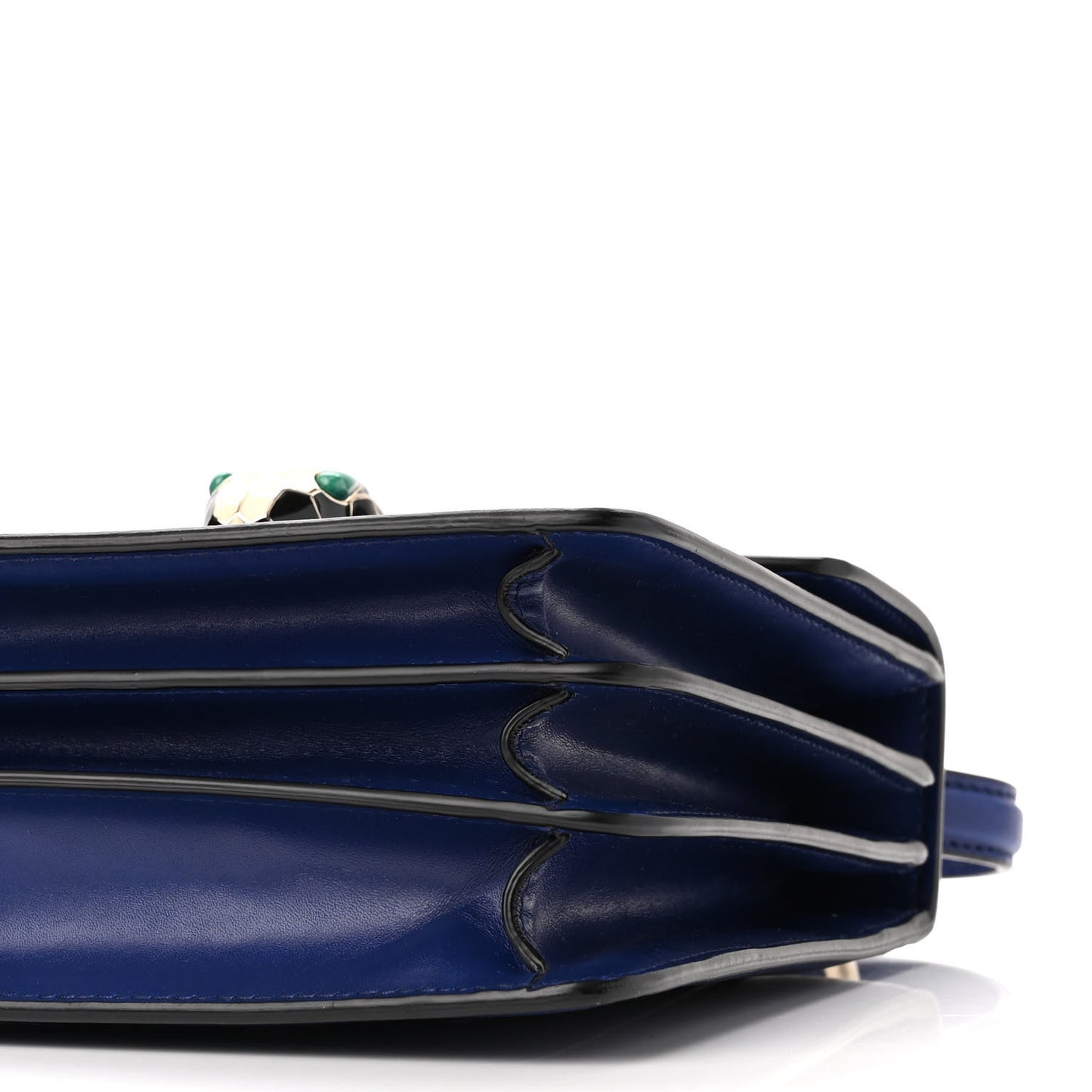 Calfskin Serpenti Forever Top Handle Blue