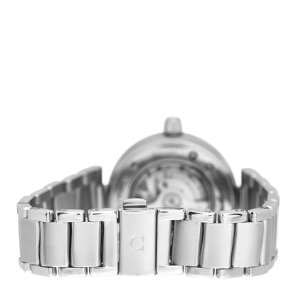 Omega Stainless Steel Diamond Pave Bezel 34mm De-Ville Ladymatic Co-Axial Automatic Watch Black 425.35.34.20.51.001 3 of 5