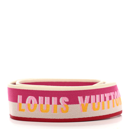 Louis Vuitton Jacquard Speedy Bandouliere 20 Shoulder Strap Fuchsia 2 of 4