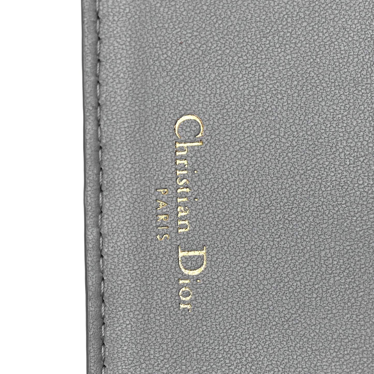 Supple Calfskin Cannage Caro Slim Wallet Cloud Blue