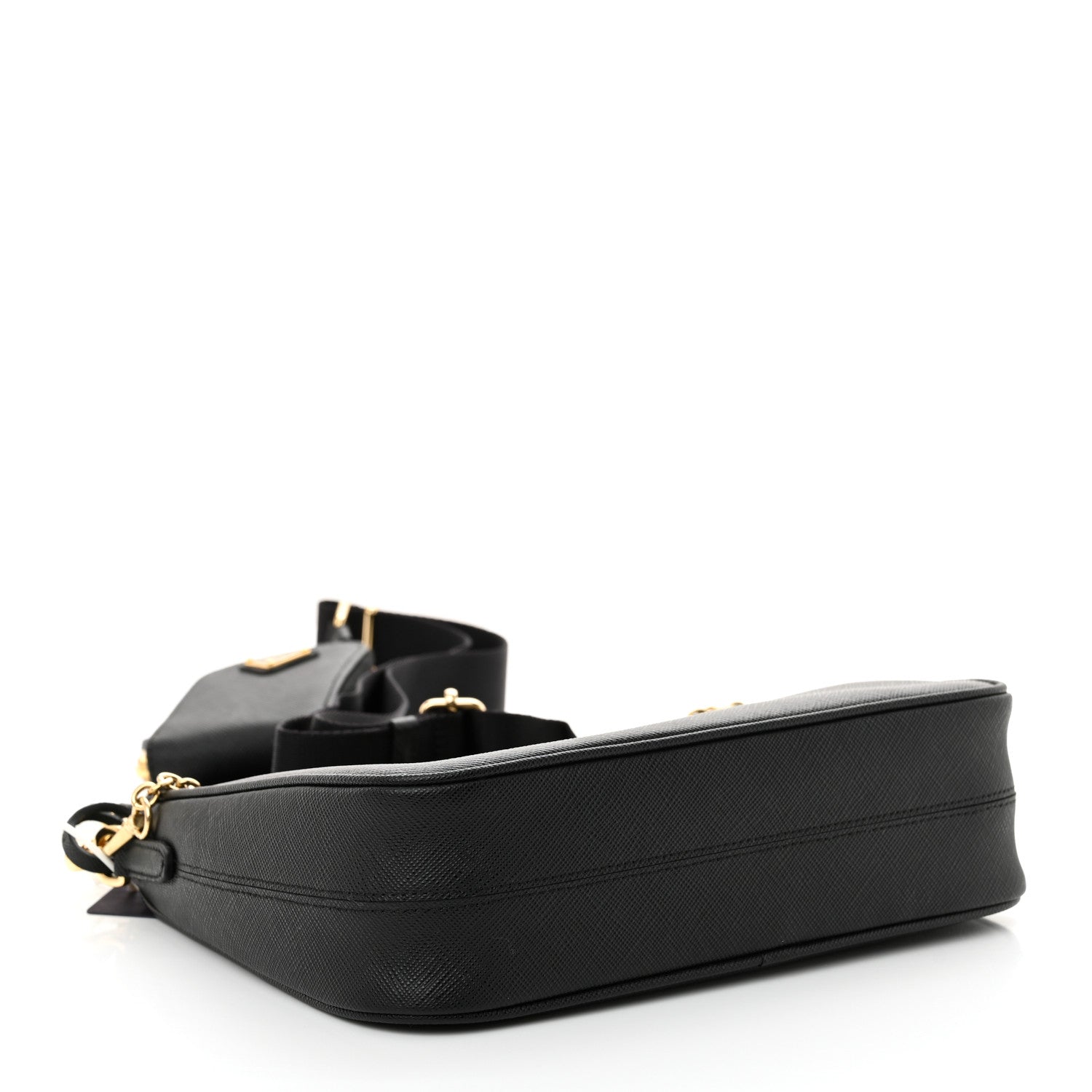 Prada Saffiano Lux Re-Edition 2005 Shoulder Bag Black 4 of 10