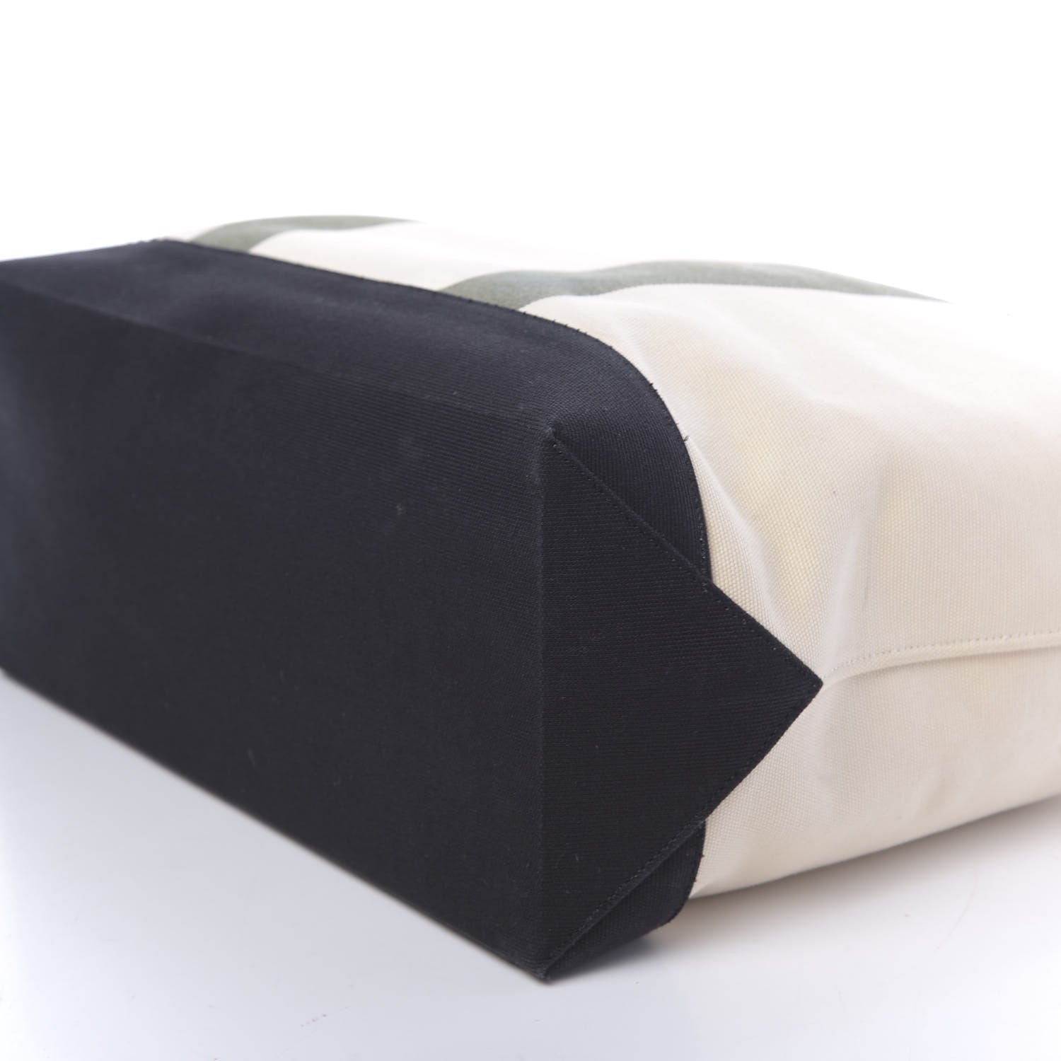 Saint Laurent Canvas Beach Shopping East West Tote Ecru 10 of 10