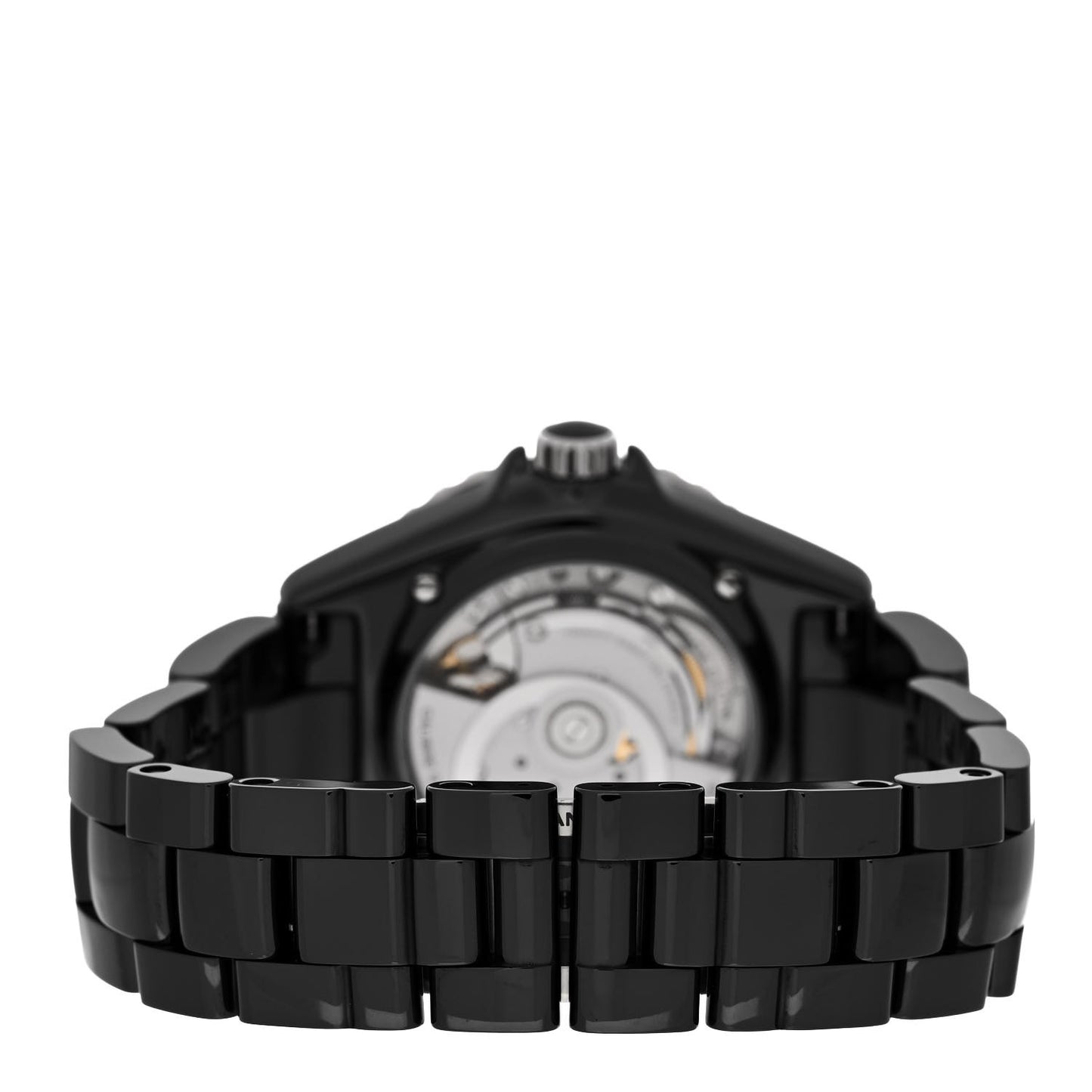 Stainless Steel Ceramic 38mm J12 Automatic Watch Black
