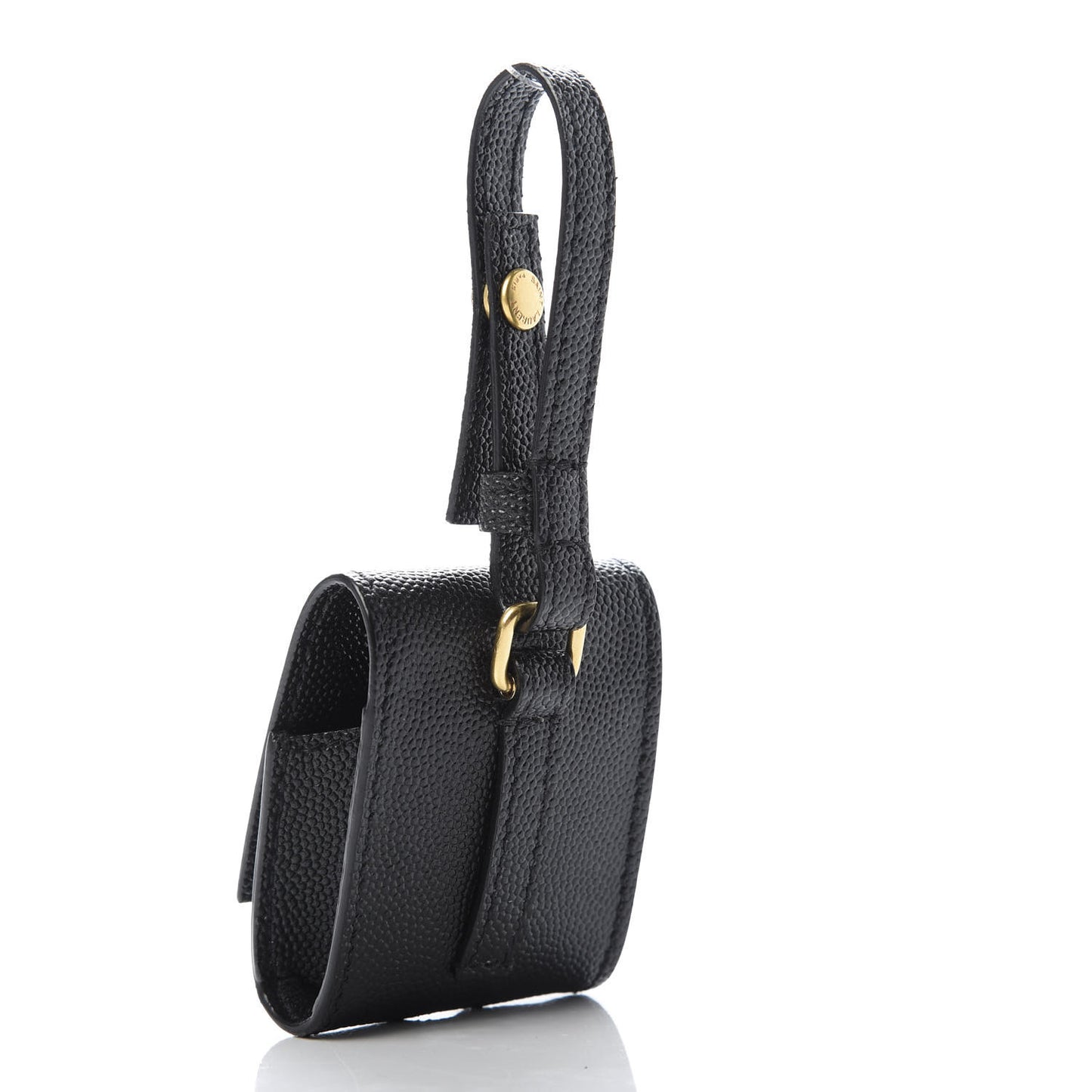 Grain De Poudre Monogram Airpods Case Black
