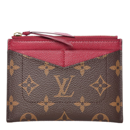 Louis Vuitton Monogram Zipped Card Holder Fuchsia 1 of 7