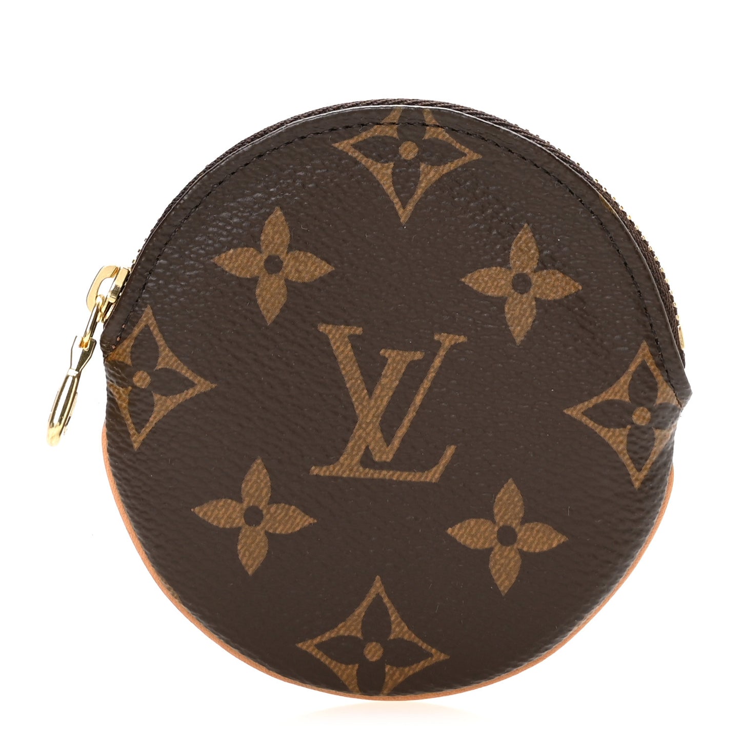 Monogram Round Coin Purse