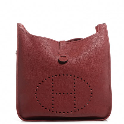 Hermes Taurillon Clemence Evelyne III TGM Rouge H 1 of 19