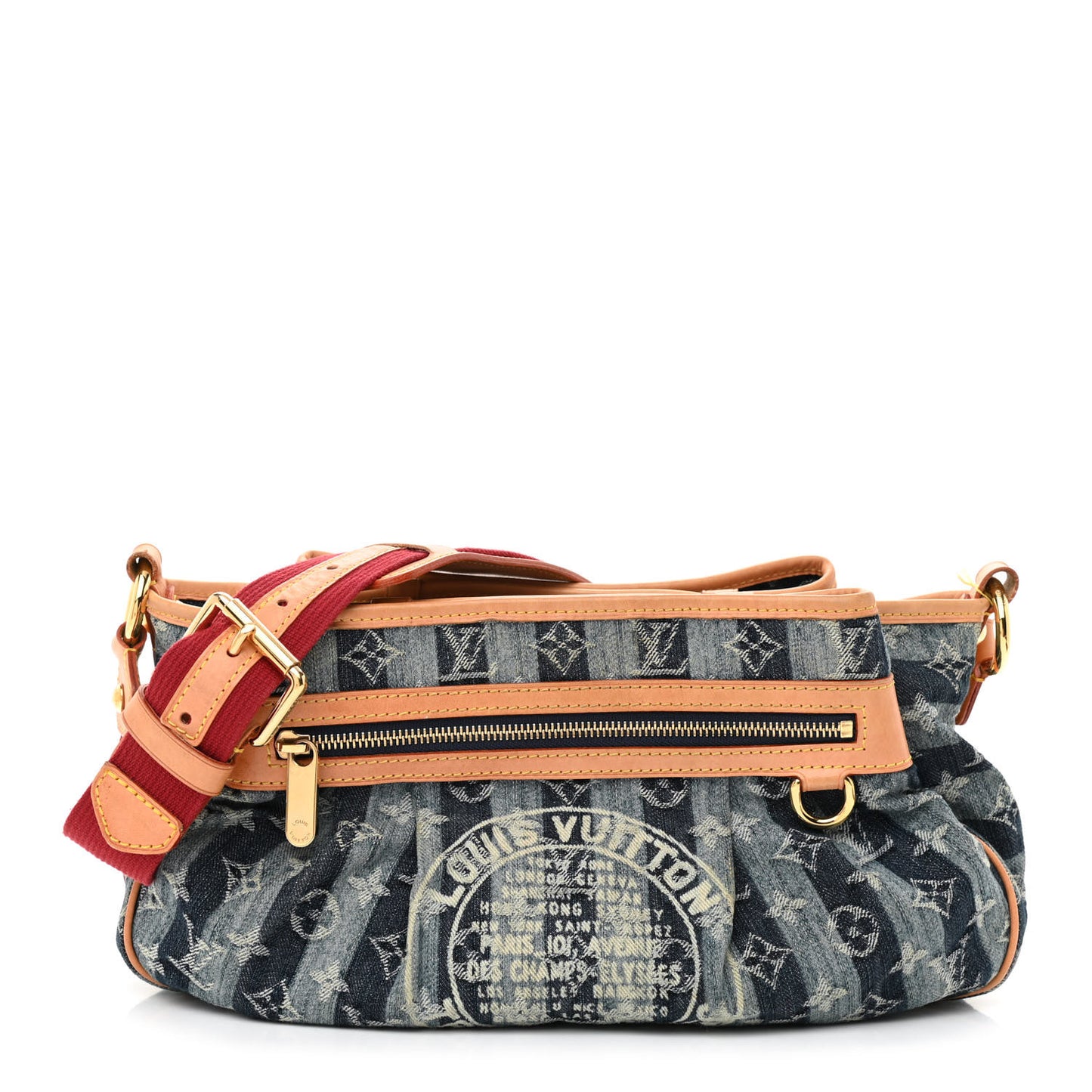 Denim Raye Porte Epaule MM