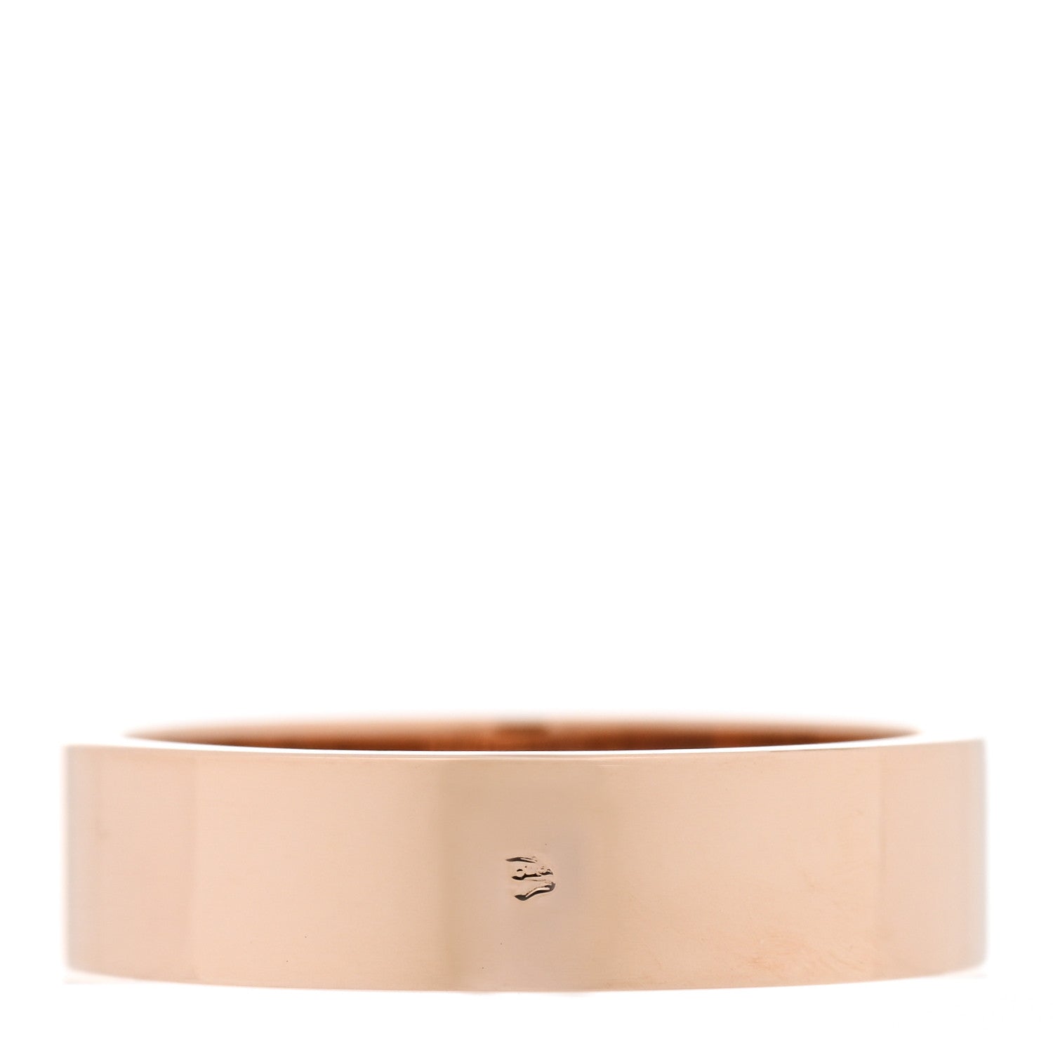 Hermes 18K Rose Gold PM Collier De Chien Ring 53 6.5 3 of 5